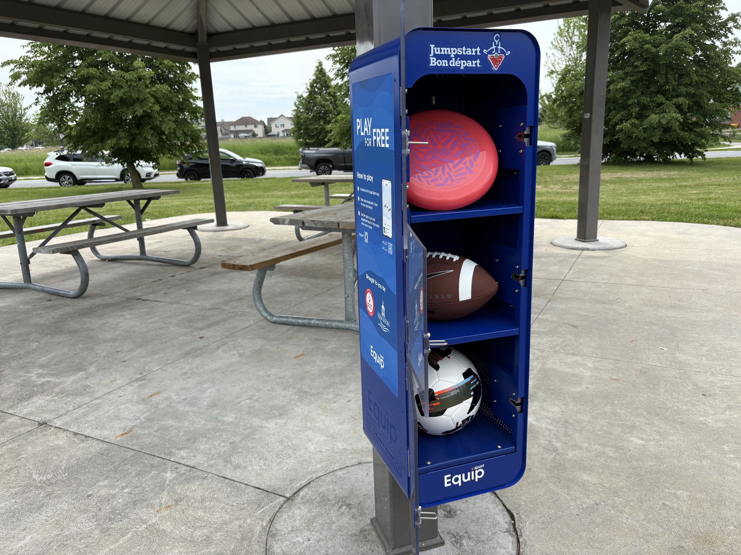 Kingston launches free sports equipment lockers at city parks